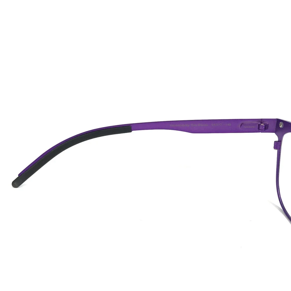 Tom Davies Eyeglasses Frames TD758 Col. 2284 Matte Purple Ice Blue 54-17-140